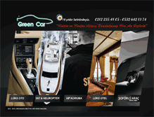 Tablet Screenshot of greencar.com.tr