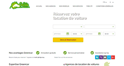 Desktop Screenshot of greencar.com.tn