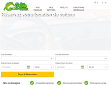 Tablet Screenshot of greencar.com.tn